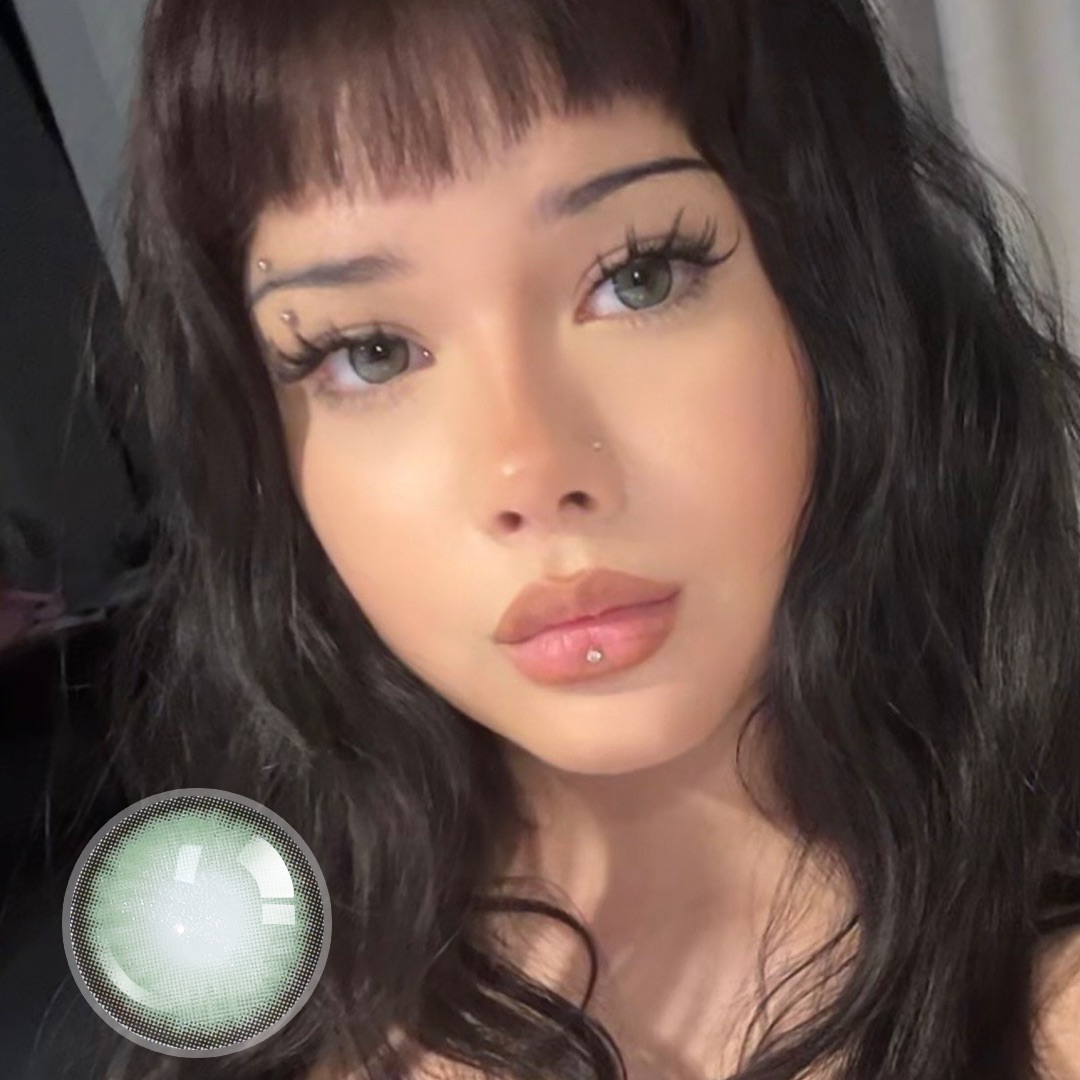 Loathens's Fishtail Green Contact Lenses