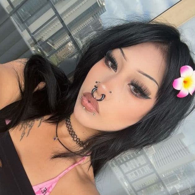 Grey Dahlia Contact Lenses(12 months of use)