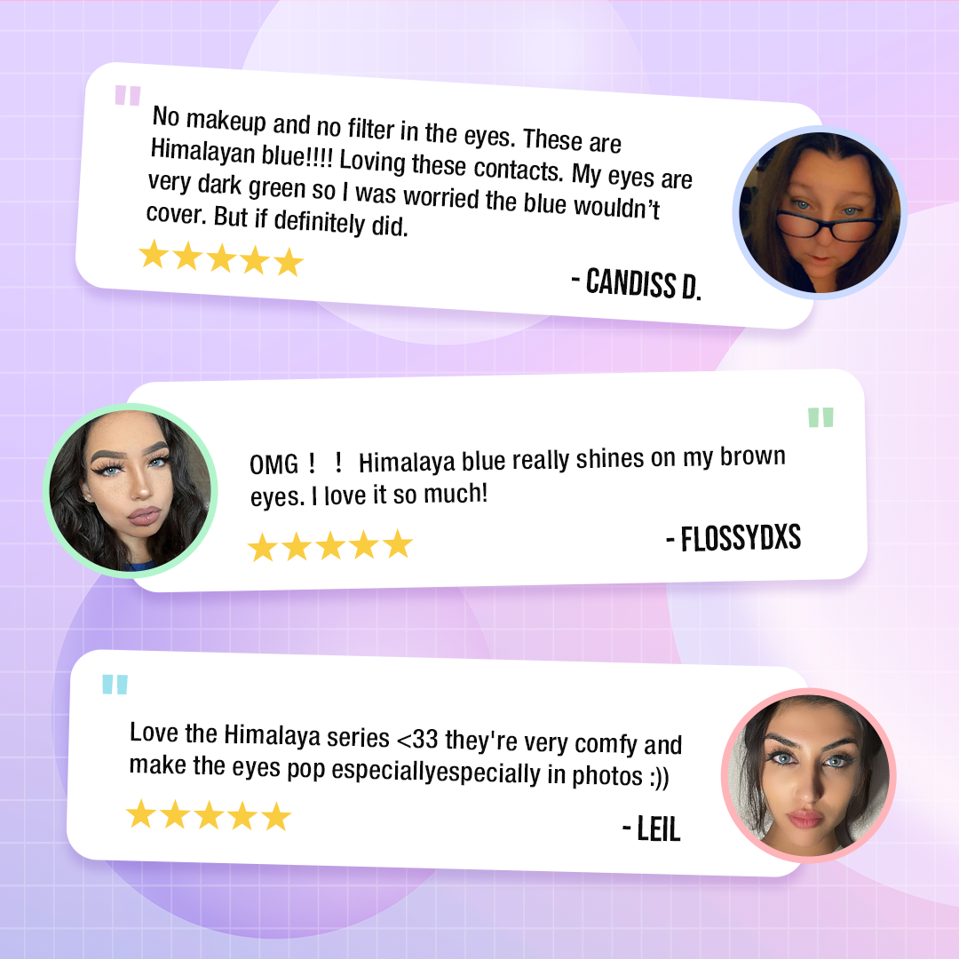 Himalaya Blue Contact Lenses