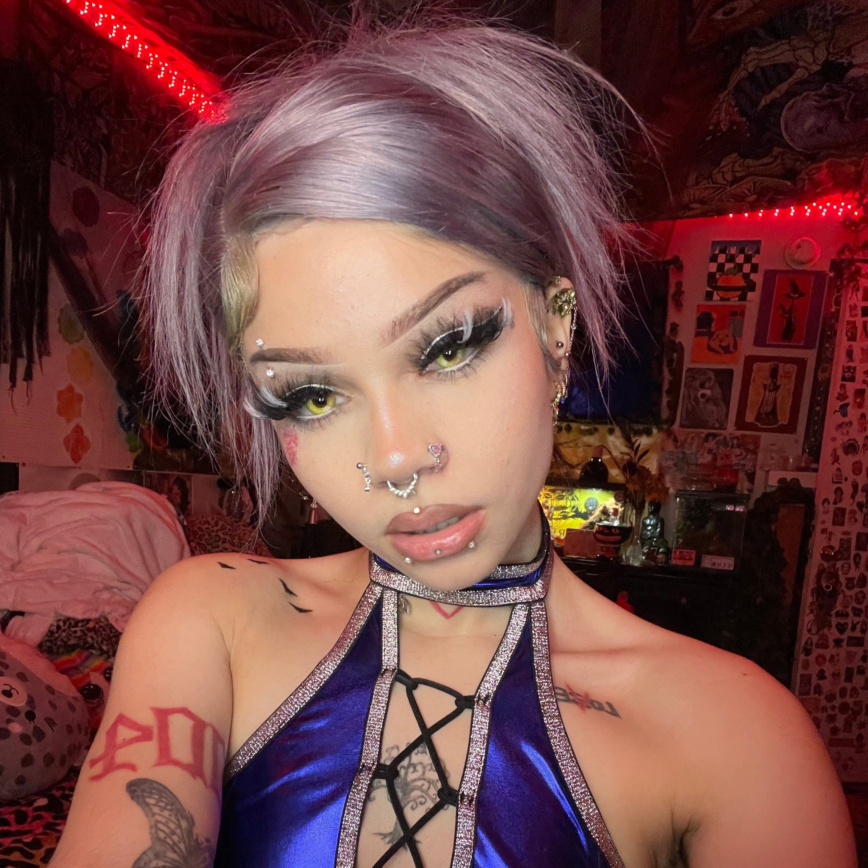 Sweety Anime Yellow Colored Contact Lenses