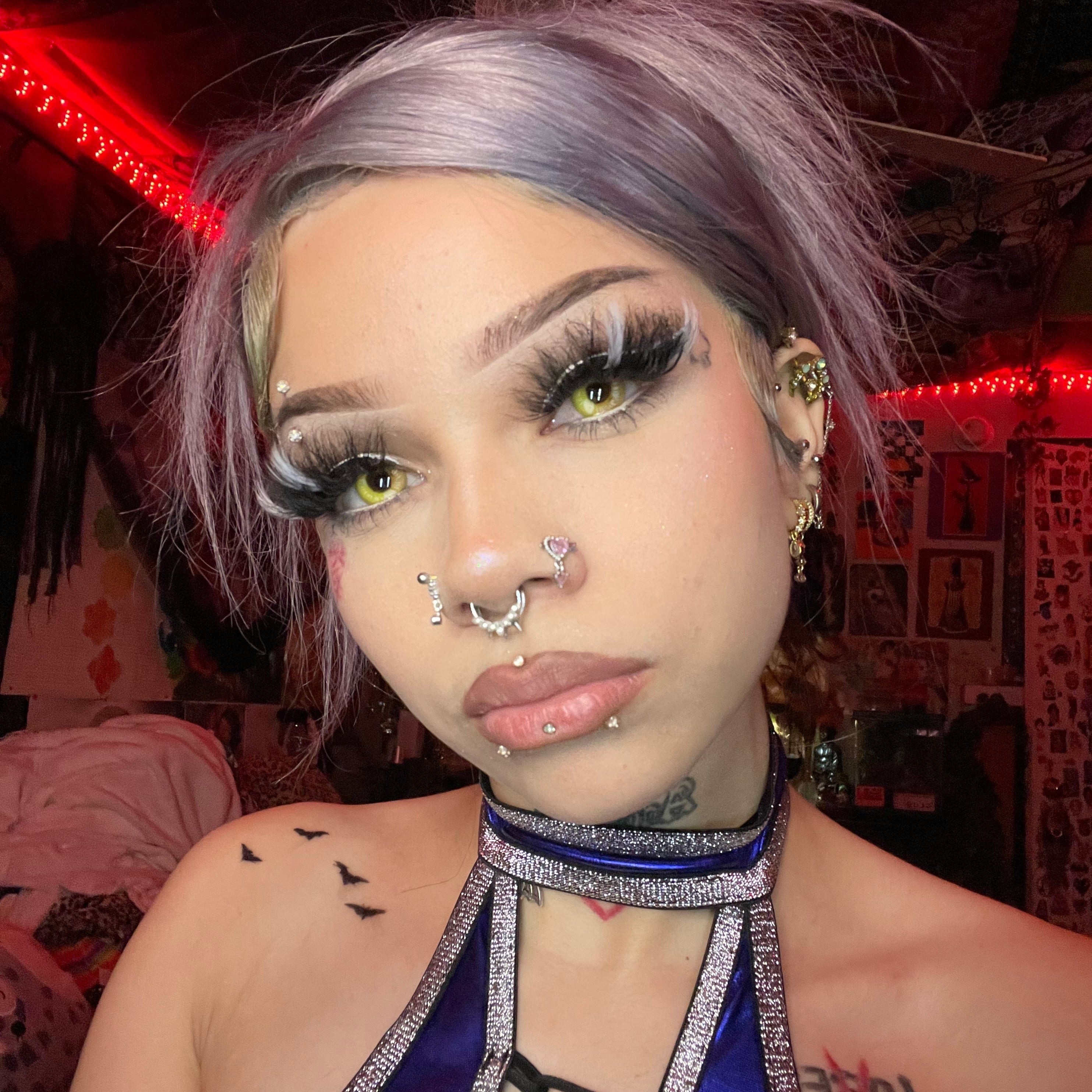 Sweety Anime Yellow Colored Contact Lenses