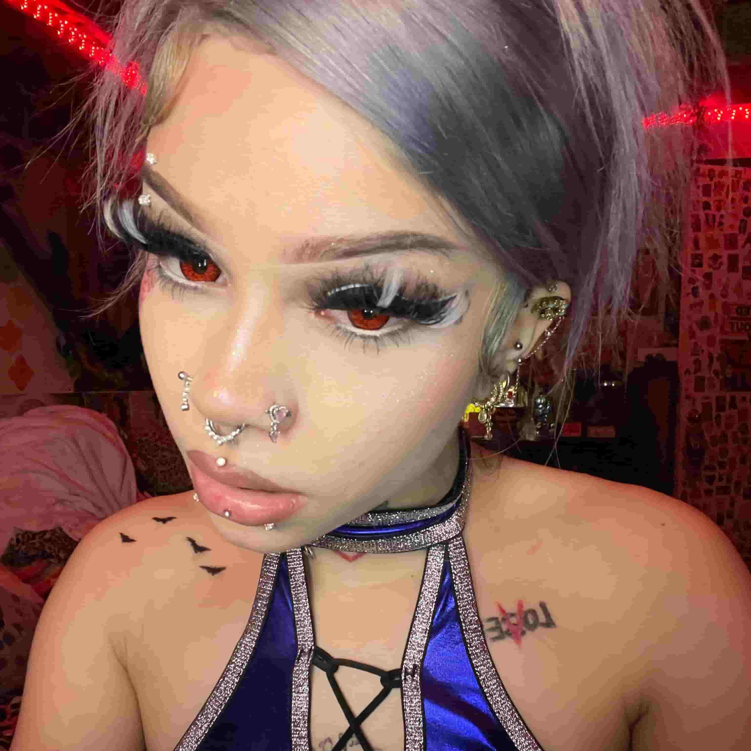 Dangerous Ruby Contact Lenses