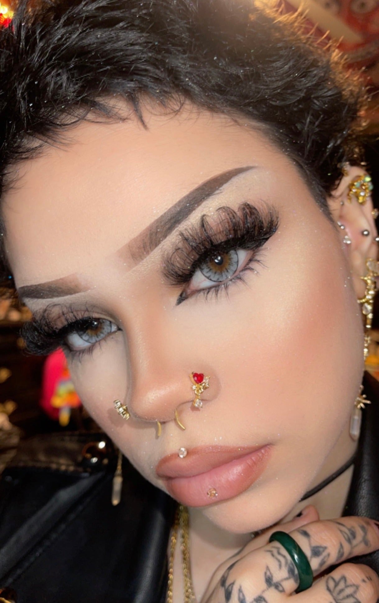 Grey Dahlia Contact Lenses(12 months of use)