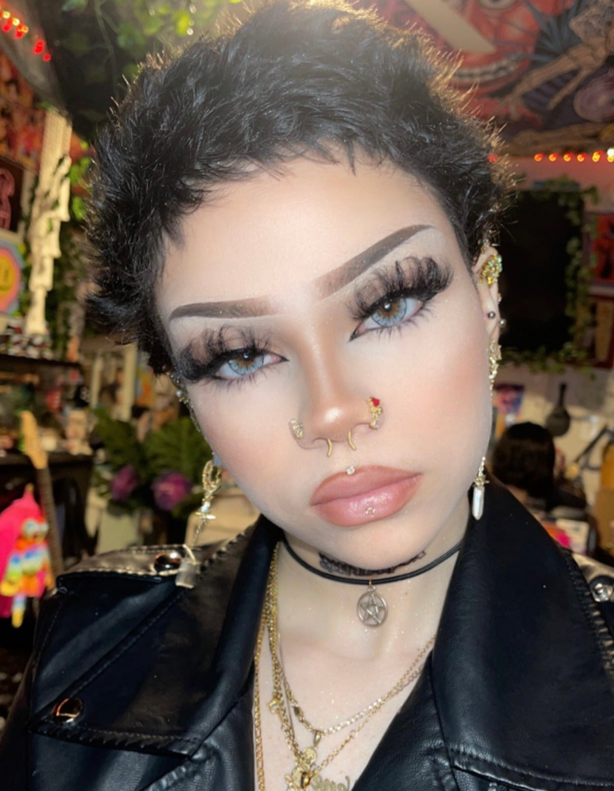 Grey Dahlia Contact Lenses(12 months of use)