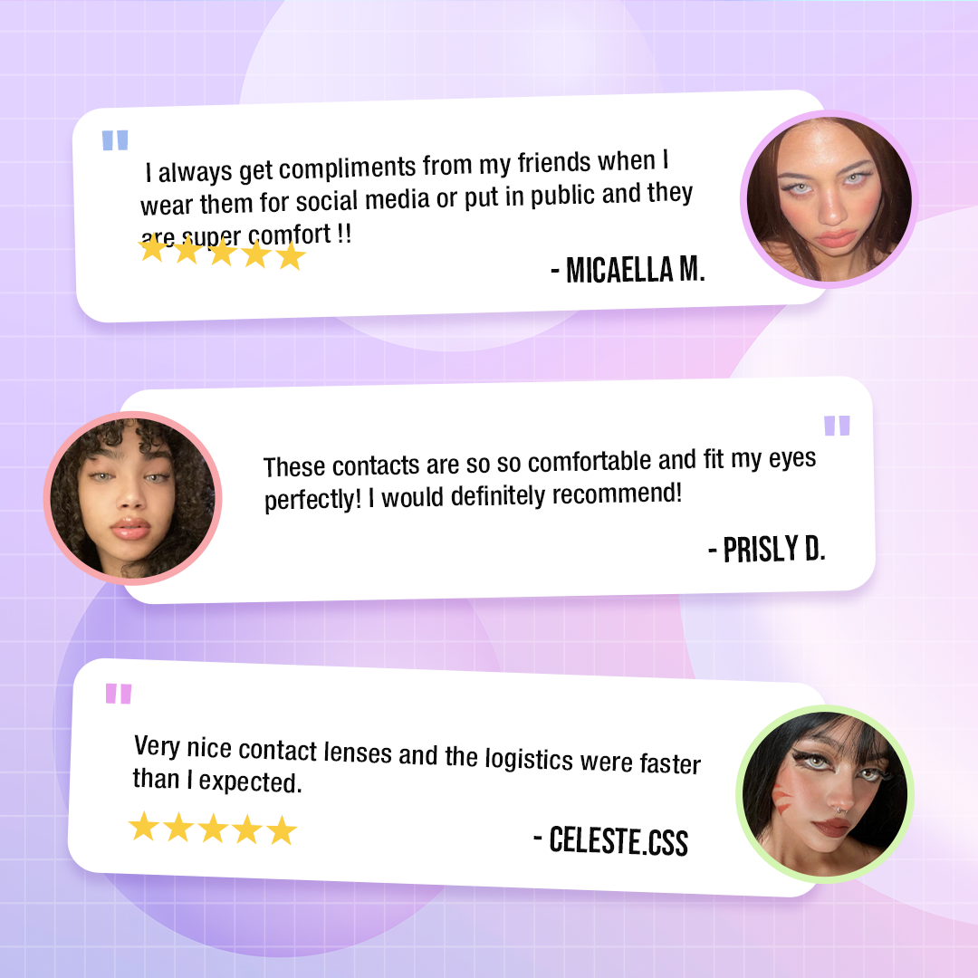 LA Girl Grey Contact Lenses