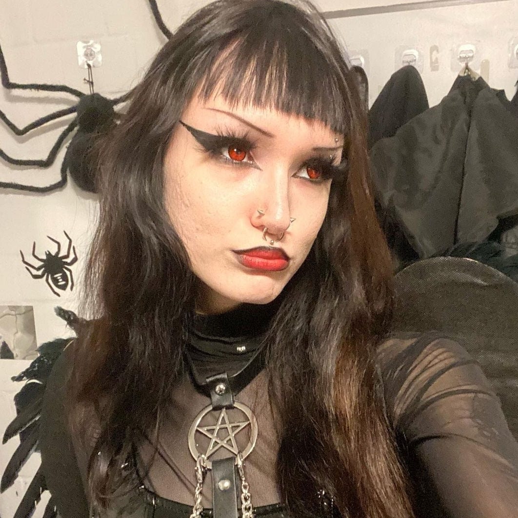 Dangerous Ruby Contact Lenses