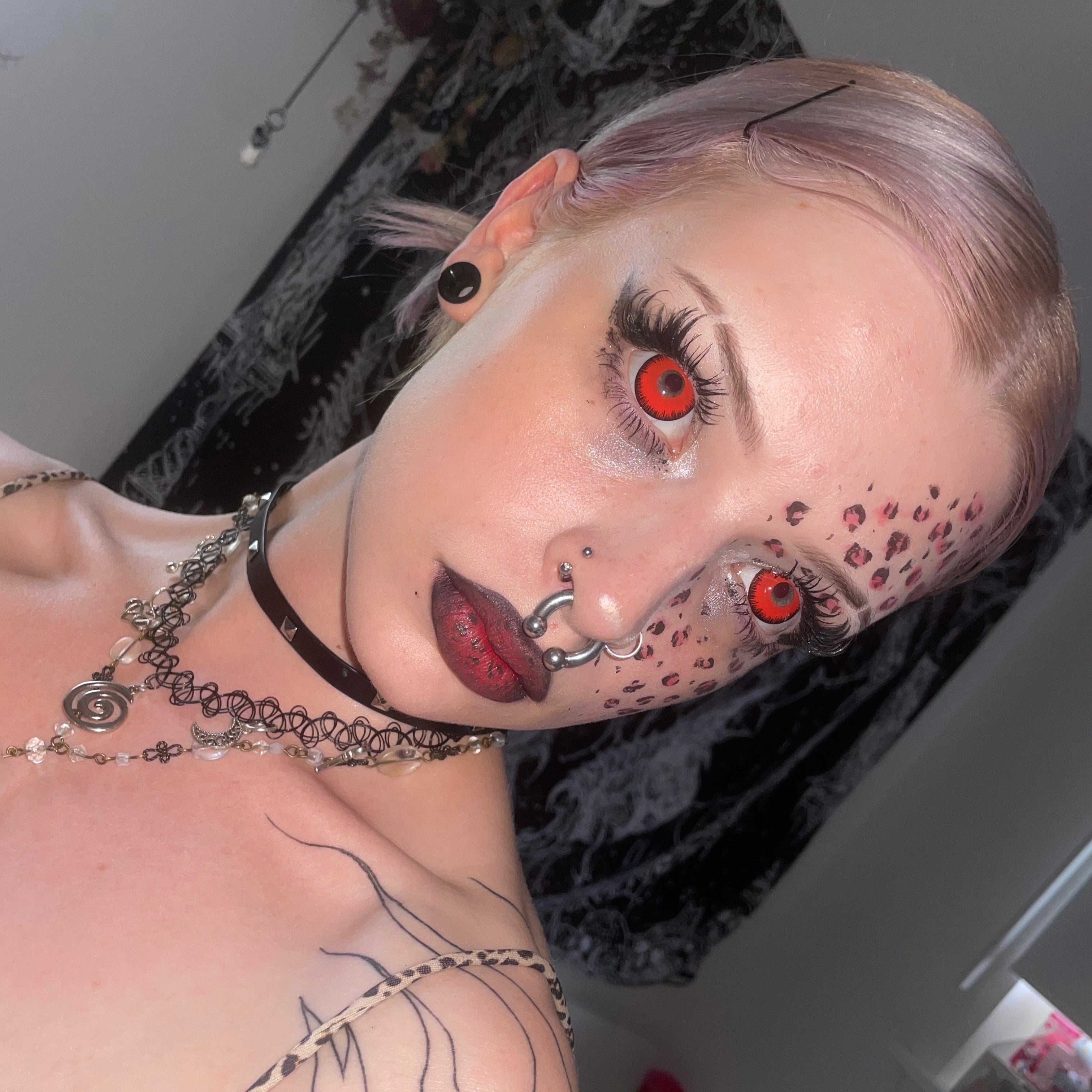 Zoey's Nightmare Mini Sclera Contact Lenses (17MM)