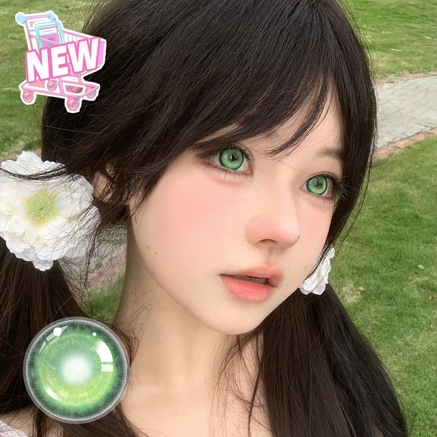 Lime Fizz Green Contact Lenses