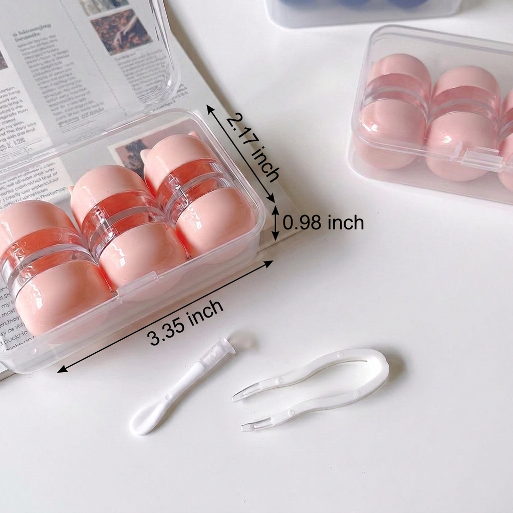 EYEVOS Getaway 3-Pod Travel Contact Lens Case