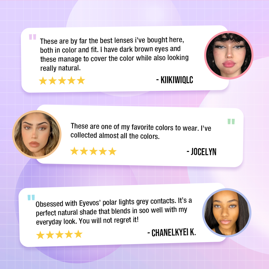 Polar Lights Gray Contact Lenses