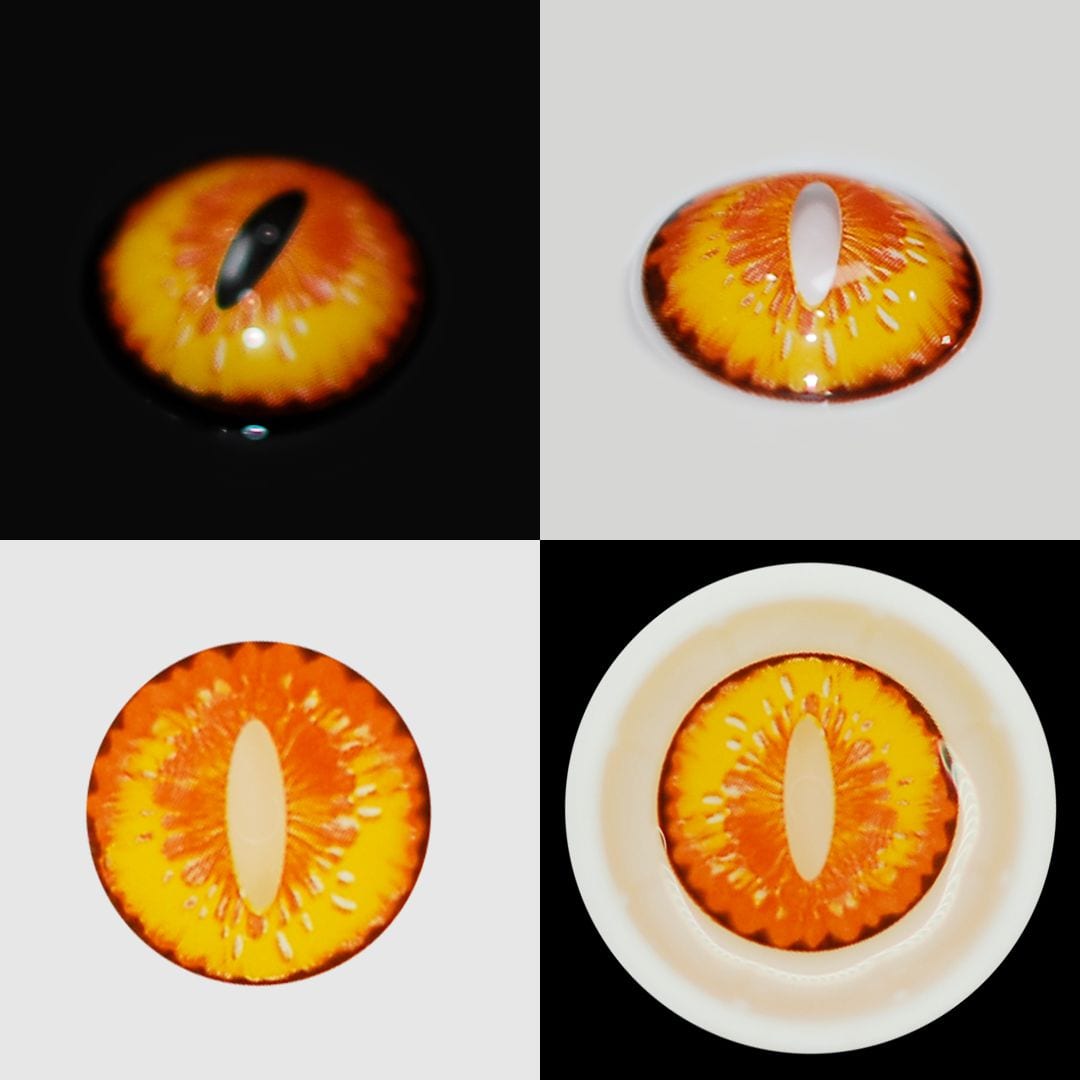 Dracula Yellow Dragon Contact Lenses