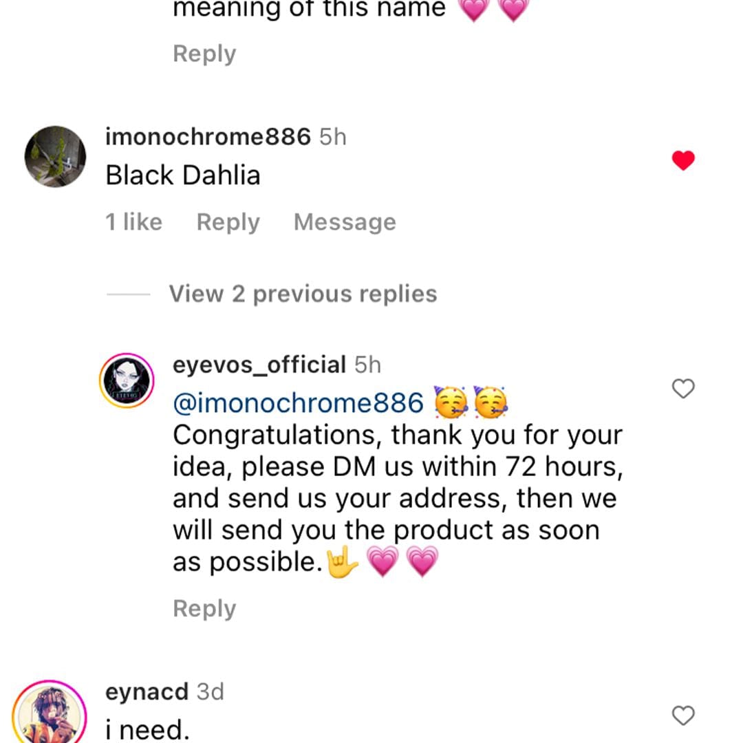 Black Dahlia Contact Lenses(12 months of use)