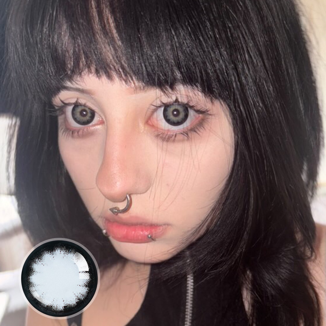 Cattyvamp's Edge Black Contact Lenses