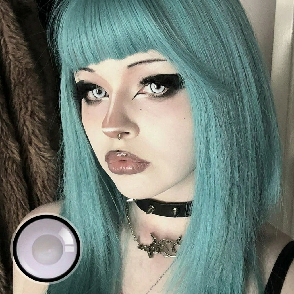 bloodyvampkisses' Vampire White Contact Lenses