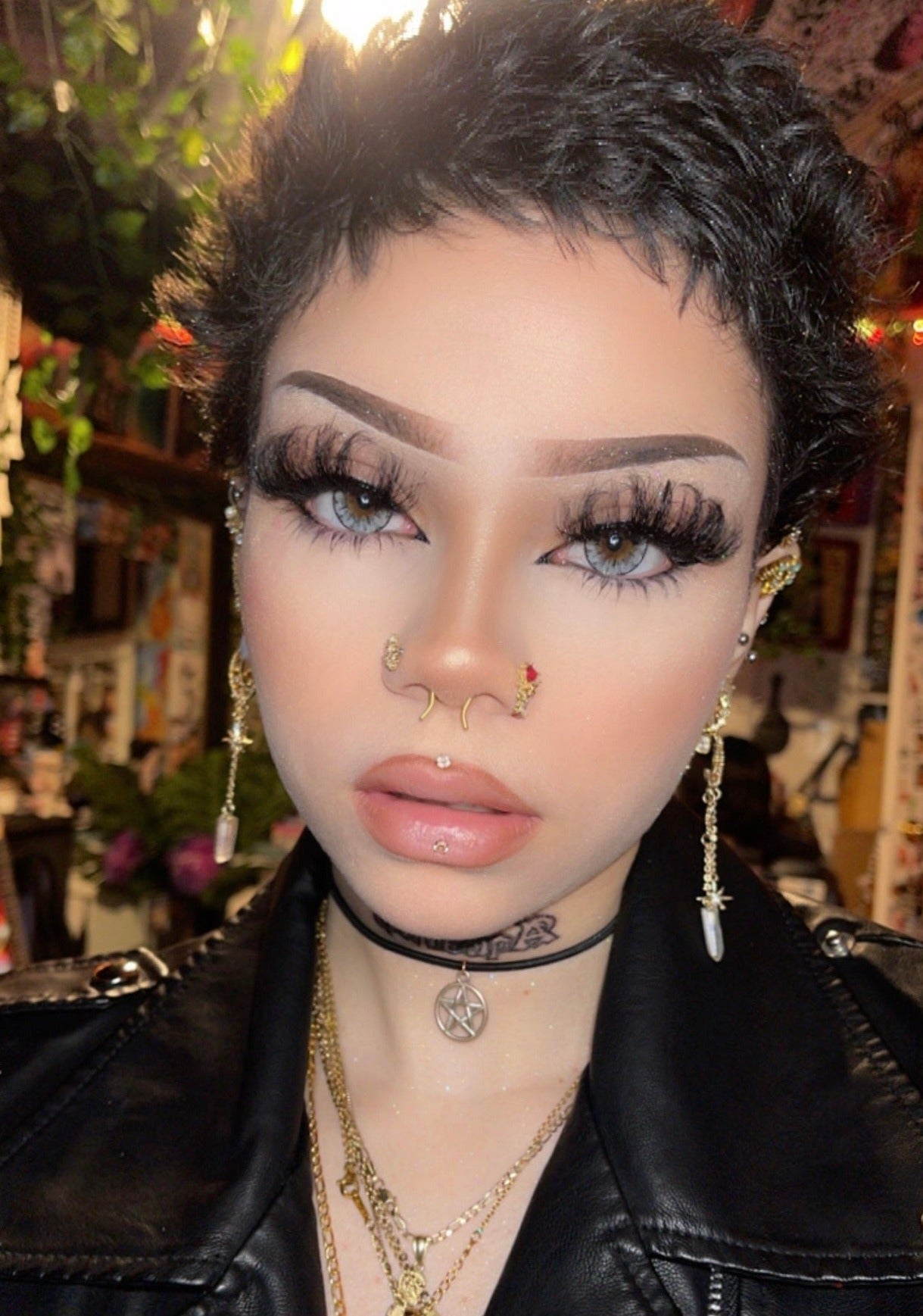 Grey Dahlia Contact Lenses(12 months of use)