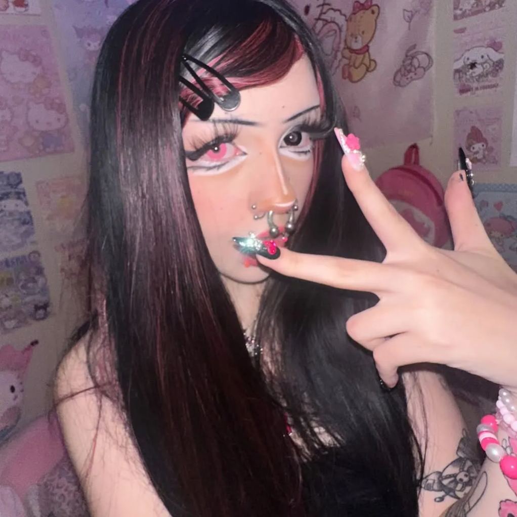 Unikittie's Pure Pink Colored Contact Lenses