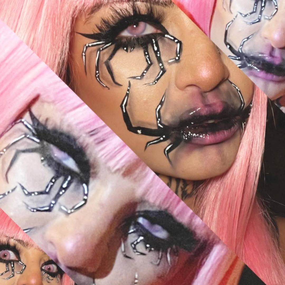 Pink Star Contact Lenses