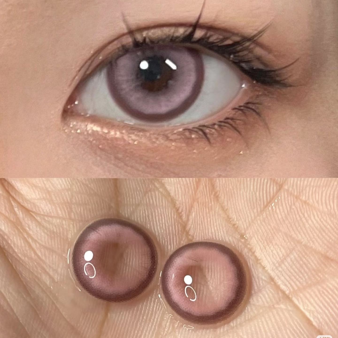 Stardust Pink Contact Lenses