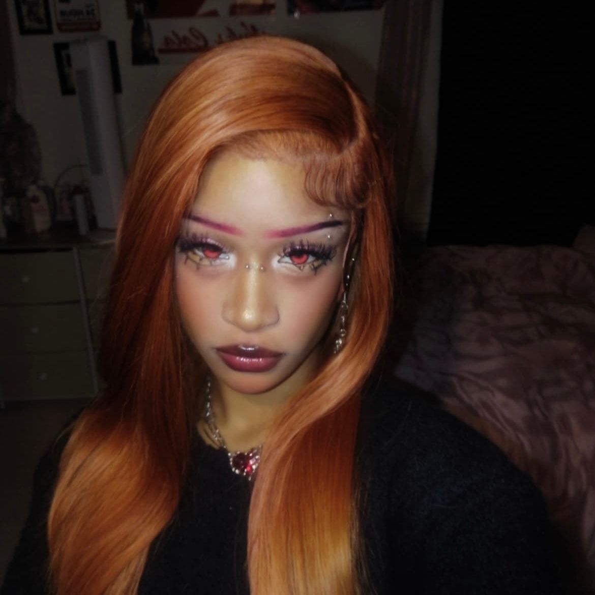 Raspberry Fizz Red Contact Lenses