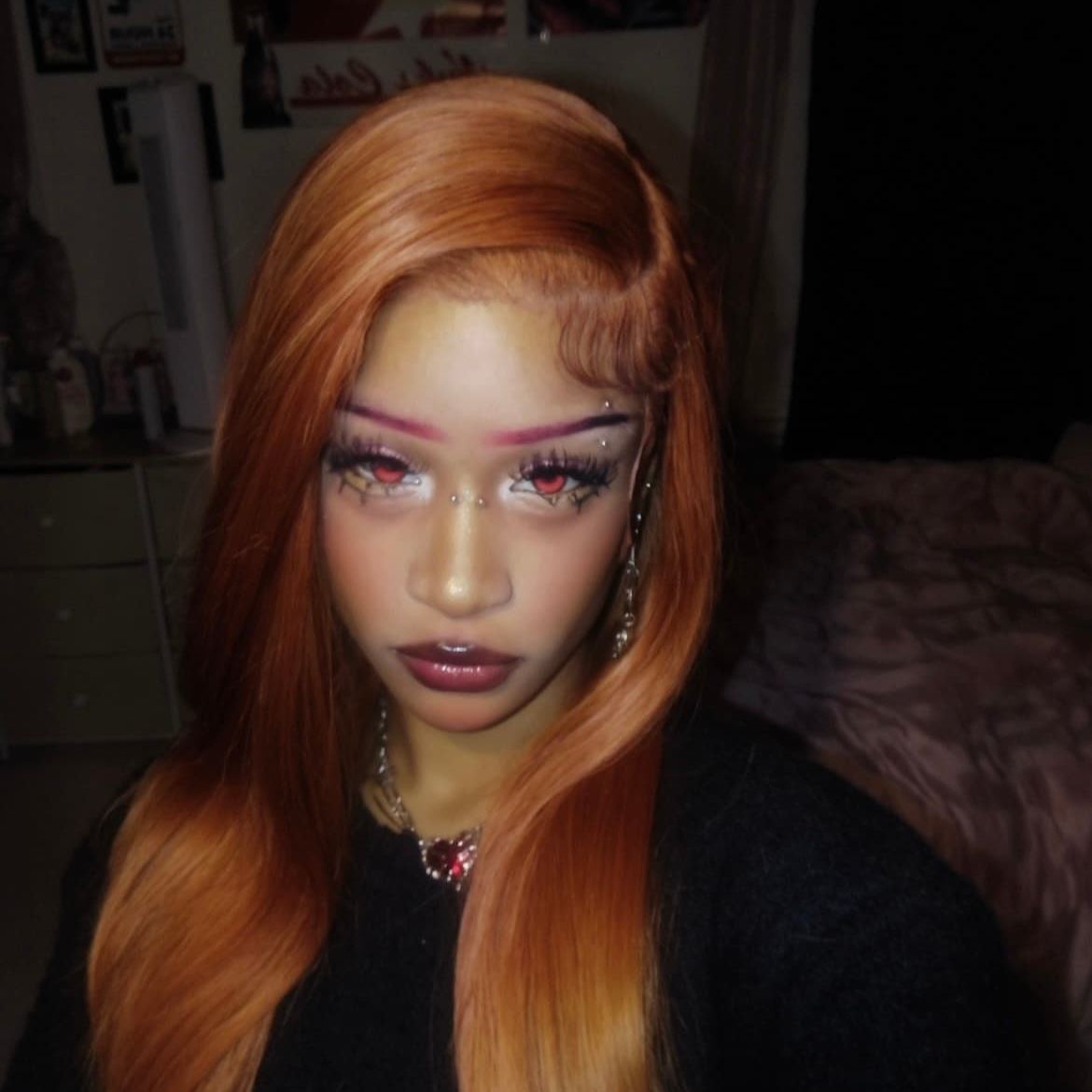 Raspberry Fizz Red Contact Lenses