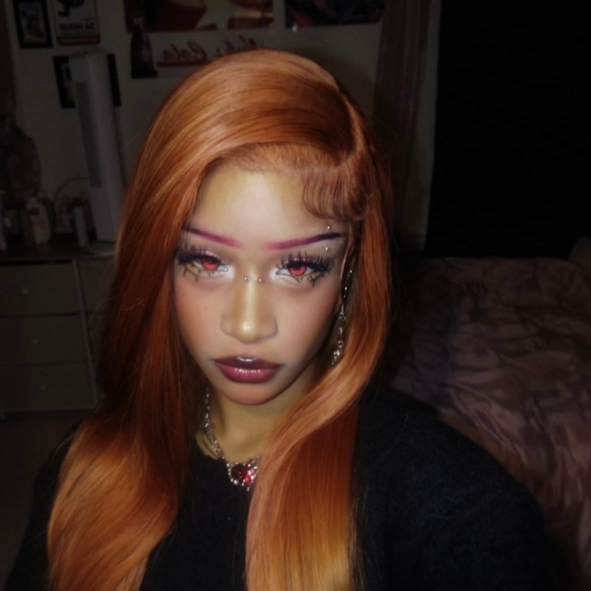 Raspberry Fizz Red Contact Lenses