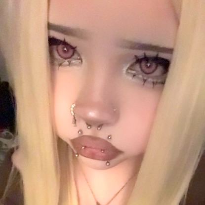 3 Pairs X Bigger Pink Doll Set | Enlarge |17mm (Customized✨)