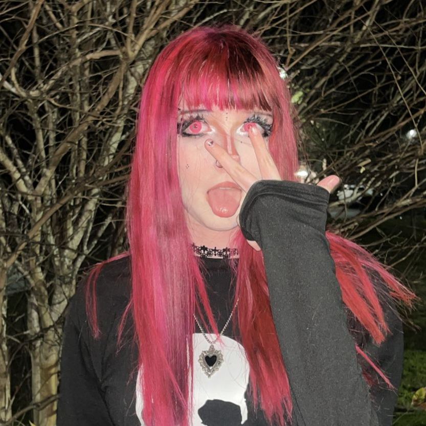 Unikittie's Pure Pink Colored Contact Lenses