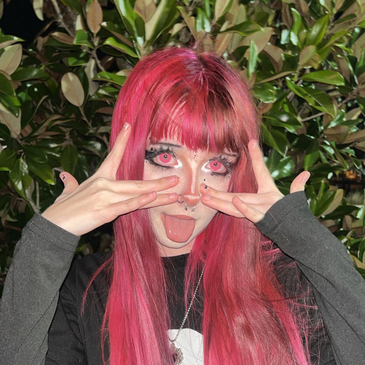 Pure Pink Colored Contact Lenses