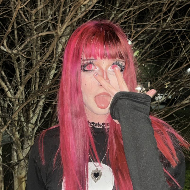 Pure Pink Colored Contact Lenses