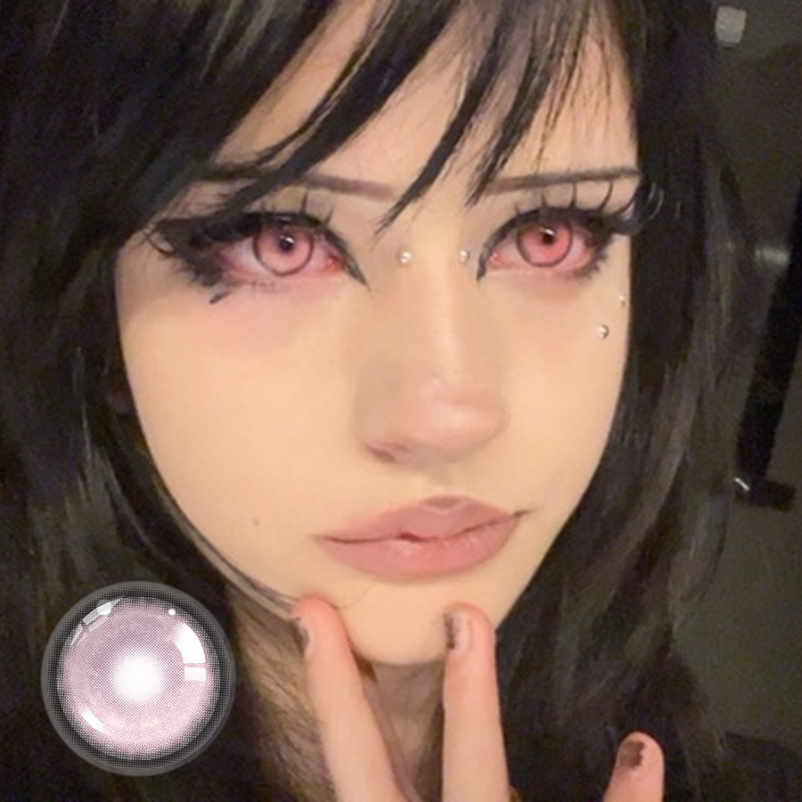 LIV10's Pinklemonade Contact Lenses