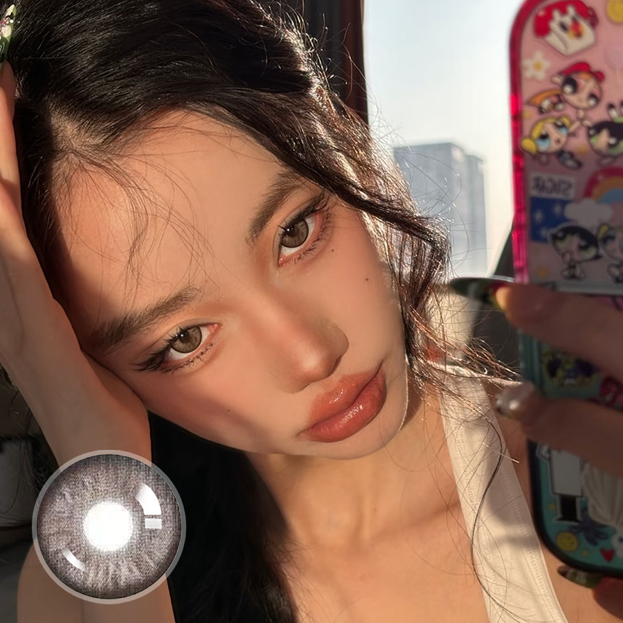 Caramel Brown Dolly Contact Lenses