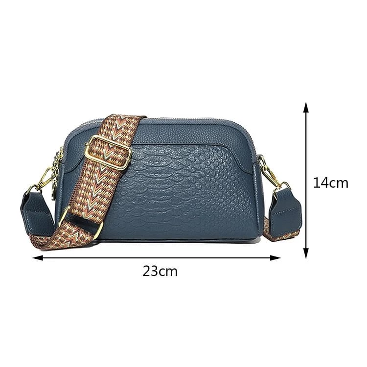 🔥Hot Sale 49% OFF🔥First Layer Cowhide Crossbody Bag Alligator Pattern Women Shoulder Bag for Work