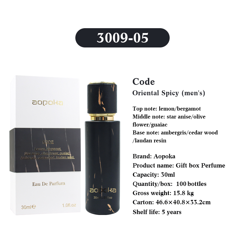 3009-05 30ml  Aopoka Code Gift box