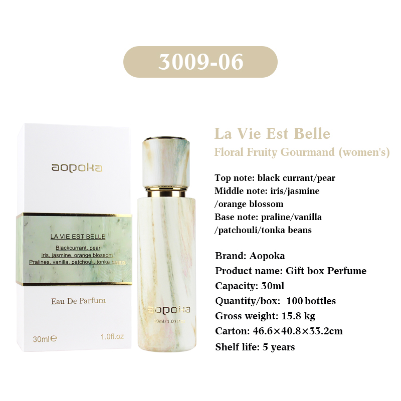 3009-06 30ml  Aopoka La Vie Est Belle Gift box