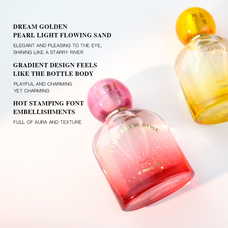 Aopoka 3014-101 Cold Brew Rose Red Floral Notes 50Ml Gold Powder Women Perfume