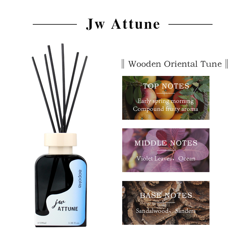 Aopoka 3018-03 Js Attune 100Ml Wooden Oriental Tune Air Fresher Aromatherapy