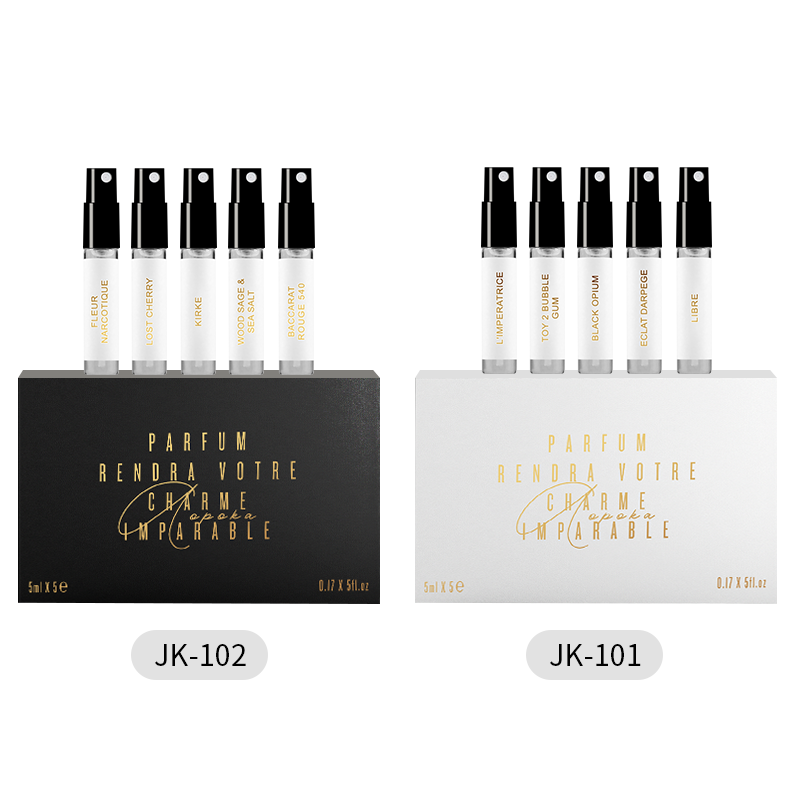 Aopoka JK101 JK102 5X5Ml Fragrance Mist Travel Pocket Russian Perfume Gift Set