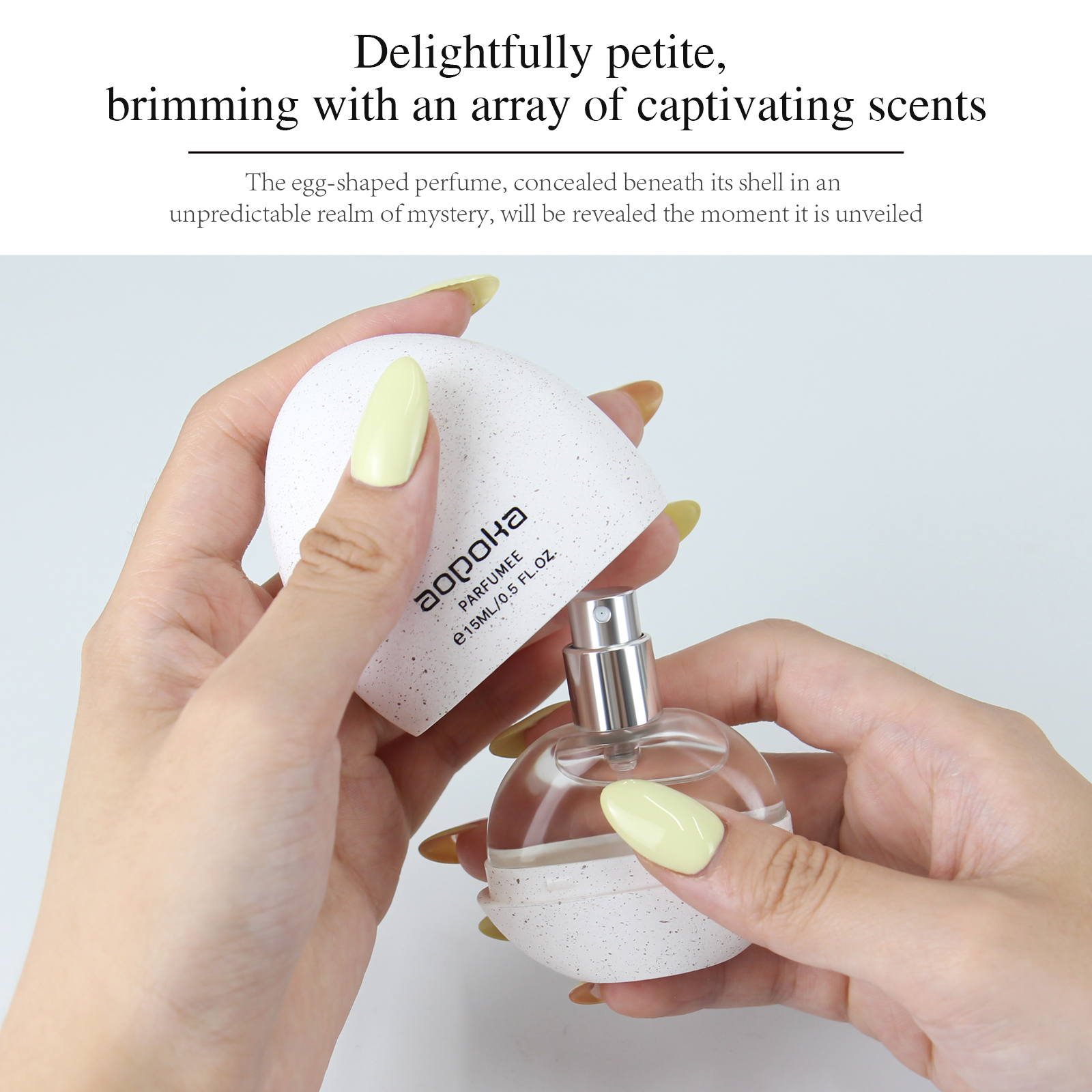 Aopoka 3020-102 Eau Rose Smell 15ML Egg Perfume Women And Men