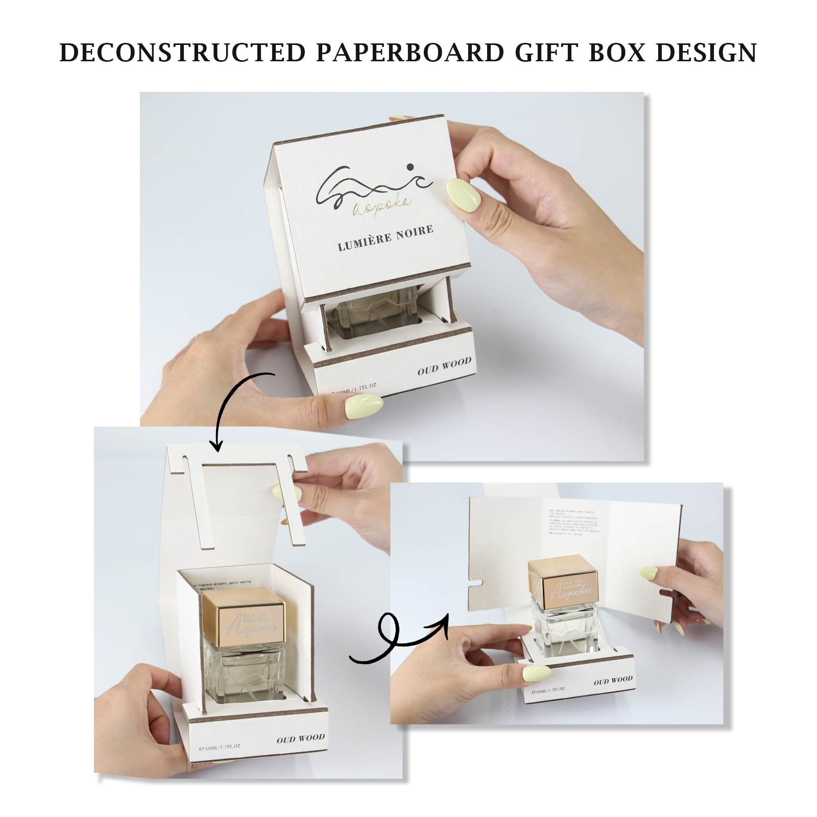 Aopoka 2 Smell 50ML Floral Woody Oriental Fruity Unisex Perfume