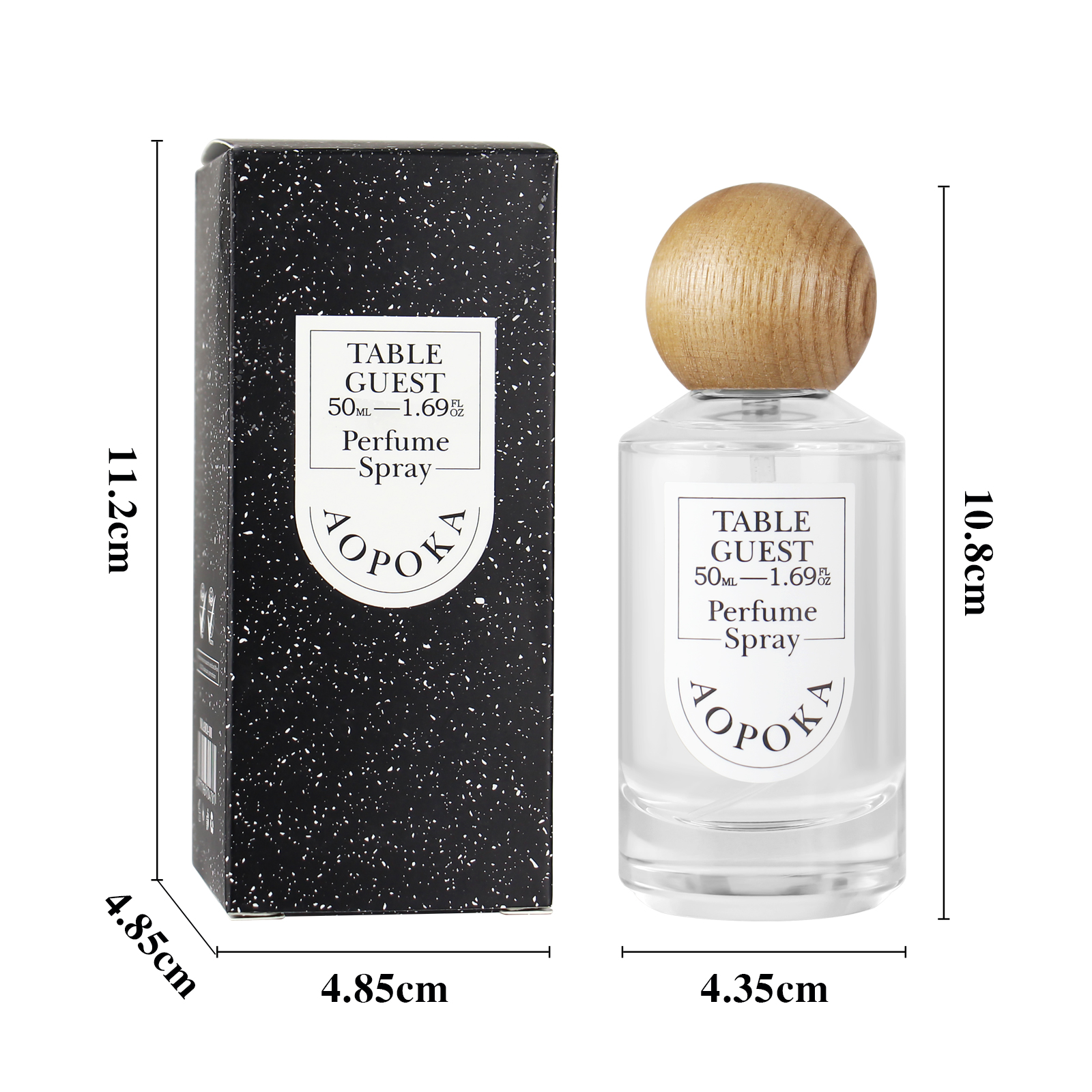 Aopoka 3 Smell 50ML Gourmet Oriental Fruity Aromatic Woody Floral Women Perfume