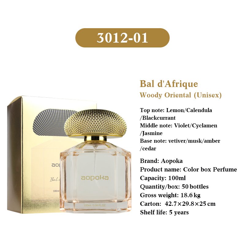 3012-01
100ml Aopoka
Bal d'Afrique
Color box