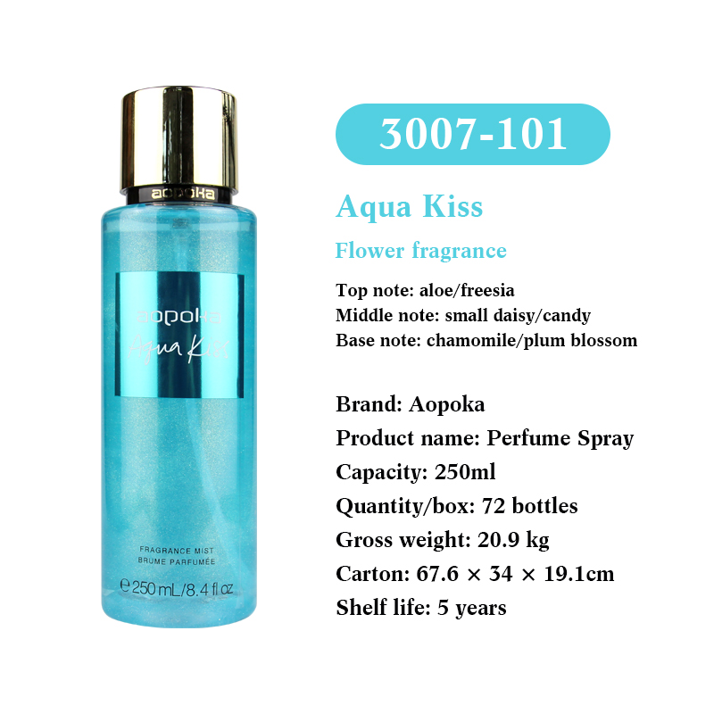 Aopoka 3007-101 Aqua Kiss Flower Fragrance Perfume