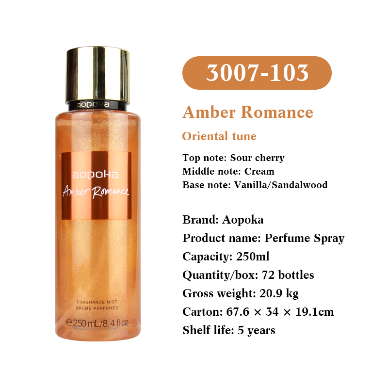 Aopoka 3007-103 Amber Romance Oriental Tune Women Perfume
