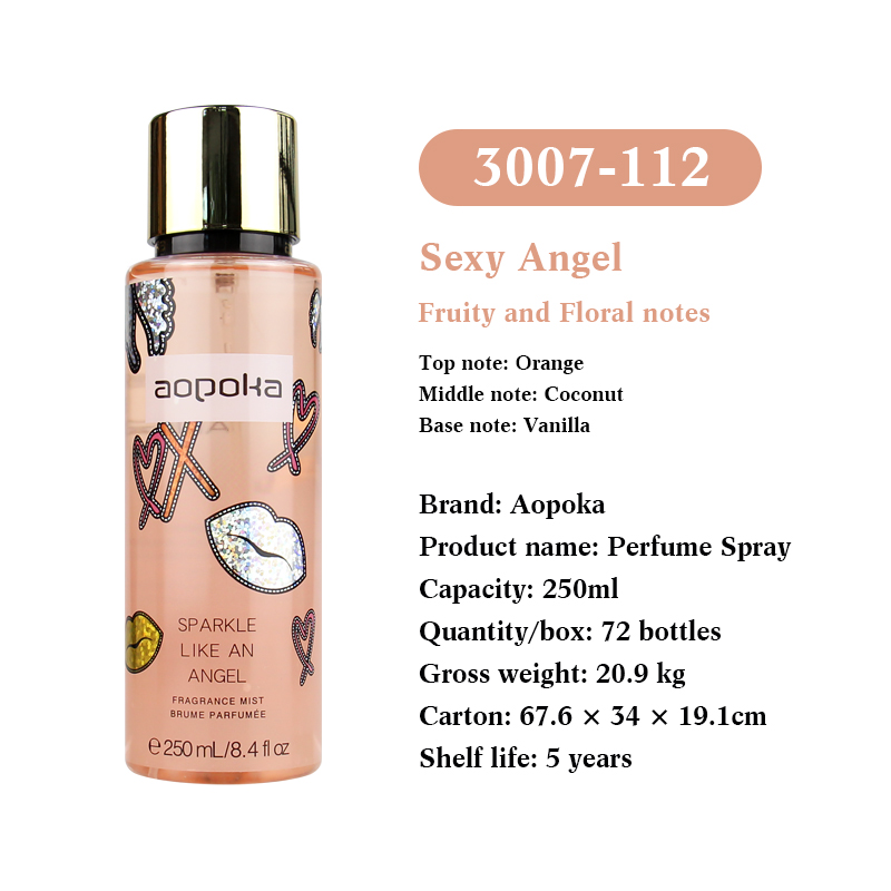 Aopoka 3007-112 Sexy Angel Fruity And Floral Notes 250Ml Women Perfume