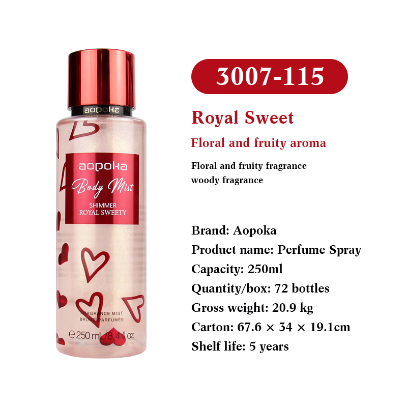 Aopoka 3007-115 Royal Sweet Floral And Fruity Aroma 250Ml Women Perfume