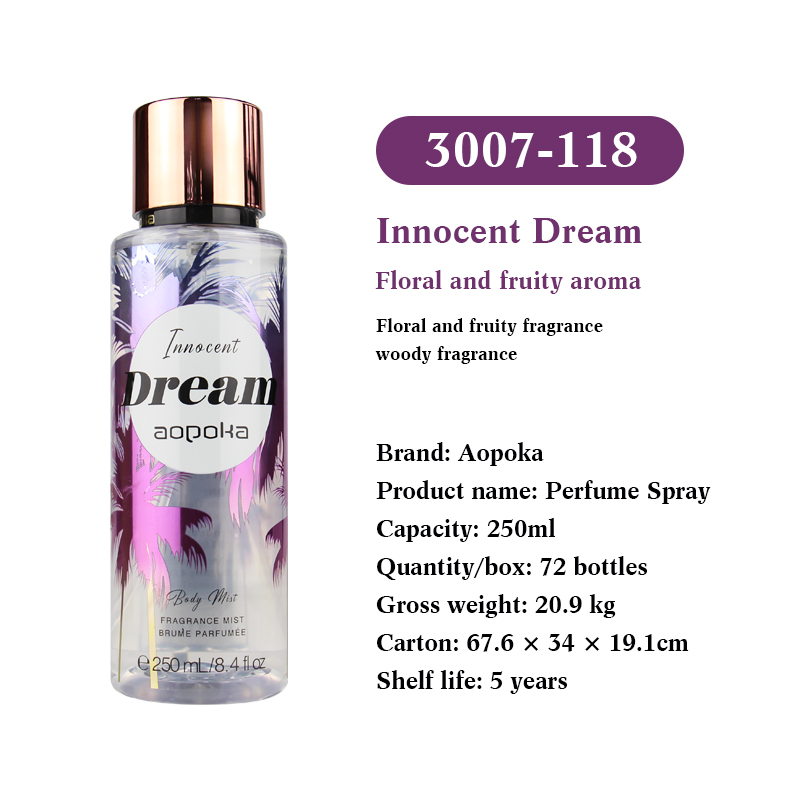 Aopoka 3007-118 Innocent Dream Floral And Fruity Aroma 250Ml Women Perfume