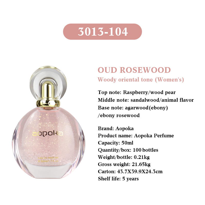 Aopoka 3013-104 Oud Rosewood Gold Powder Quicksand Women'S Perfume