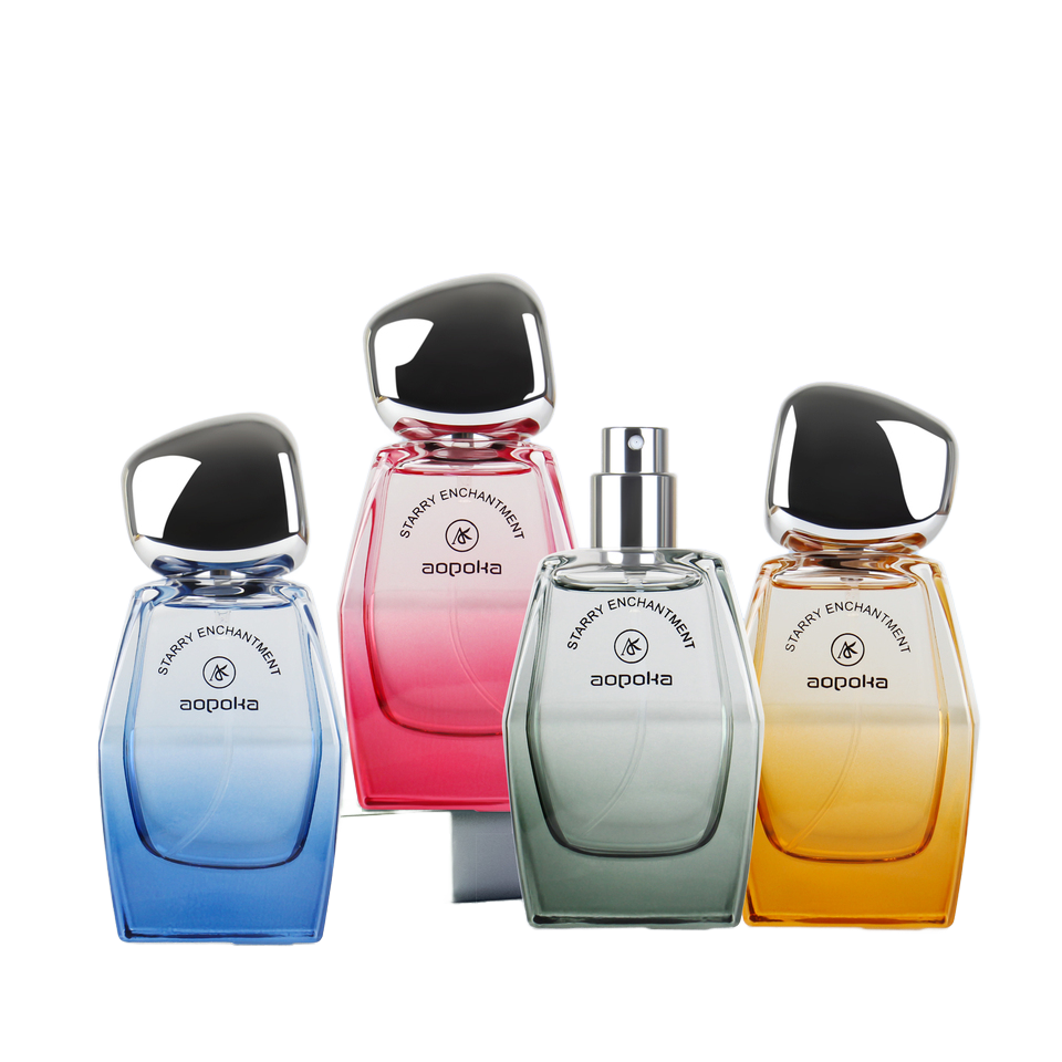 Aopoka 4 Smell 50ml Unique Bottle Women Perfume