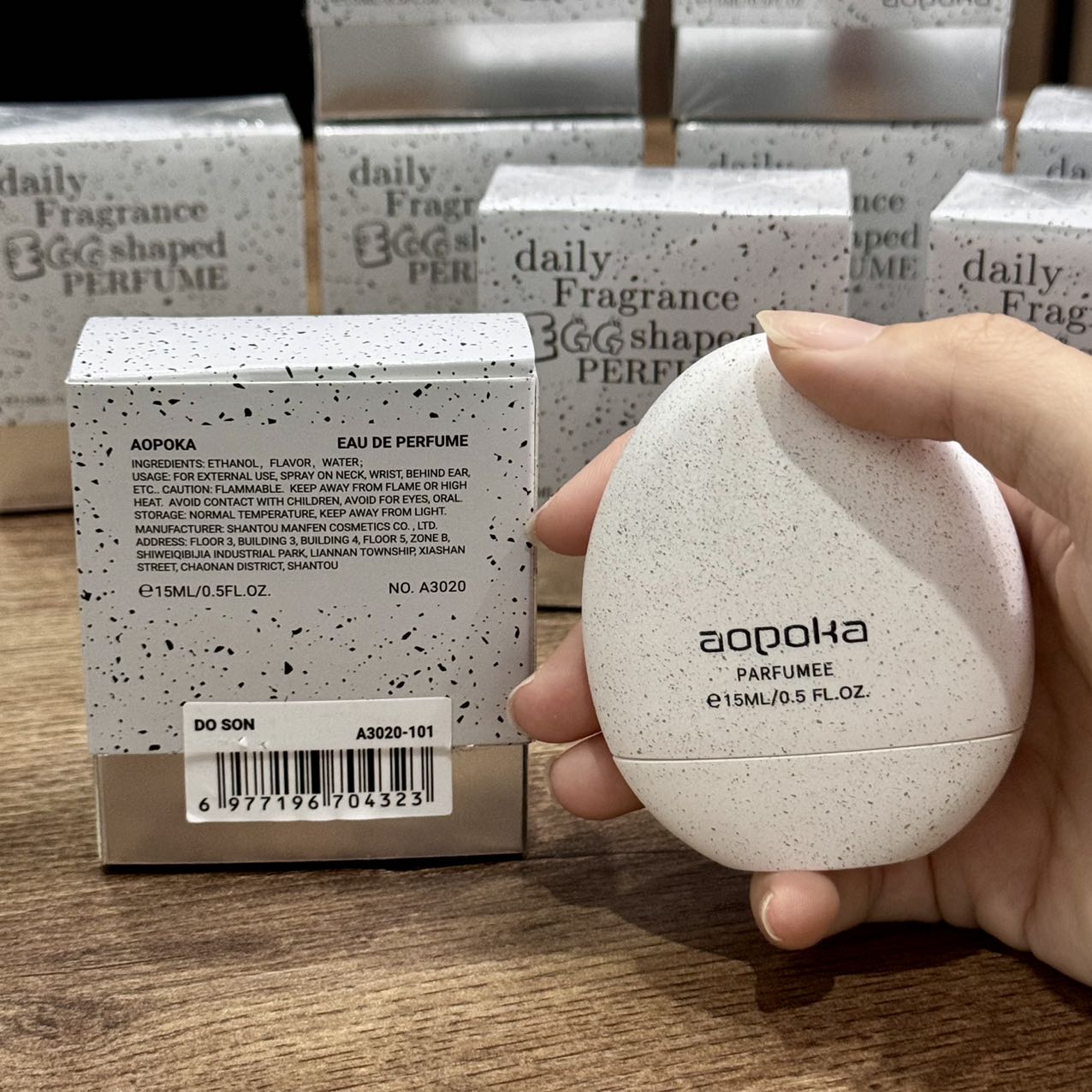 Aopoka 3020 10 Smell 15ML Egg Perfume Women And Men