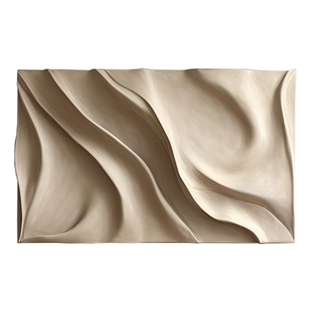 minimalist textured home decor-3d vision-wood carving